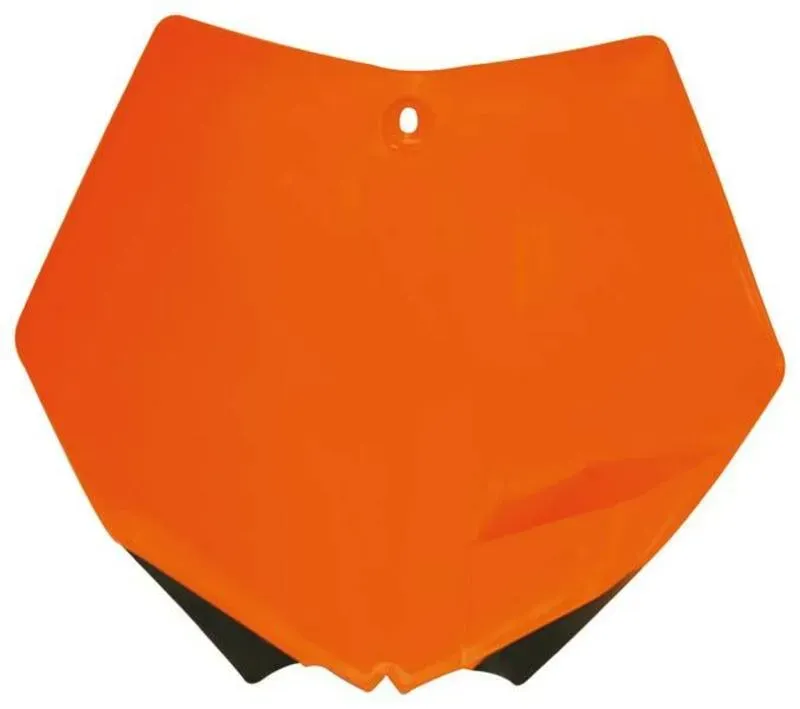 Race Tech KTM orangefarbenes vorderes Nummernschild