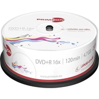 Primeon 2761225 DVD+R Rohling 4.7 GB 25 St. Spindel Bedruckbar