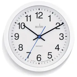Wanduhr CHRISTOFFEL "Bromham", weiß, H:3cm, Wanduhren
