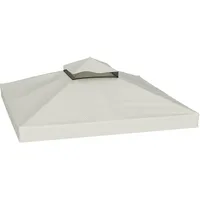 Outsunny Ersatzdach für Pavillon 3 x 3 m, wasserabweisend