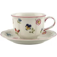 Villeroy & Boch Teetasse mit Untertasse 0,13 l Weiß 2 St.