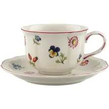 Villeroy & Boch Teetasse mit Untertasse 0,13 l Weiß 2 St.