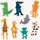 Djeco Crazy Holz Magnete Tiere