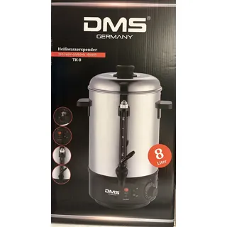 DMS Germany TK-8 Glühweinkocher - Silber, 8L