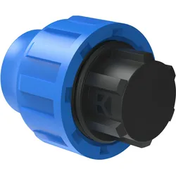 KIRCHHOFF Endstück 25 mm für HDPE Bewässerungssystem, Gartenbewässerung in Trinkwasserqualität Made in EU