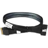 ICY Dock MB310L-B MCIO 8i zu 2x SlimSAS x4 SFF-8654 4i 0,5 m