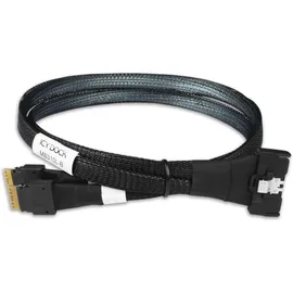 ICY Dock MB310L-B MCIO 8i zu 2x SlimSAS x4 SFF-8654 4i 0,5 m