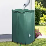 vidaXL Regenwassertank Faltbar 1350 l grün