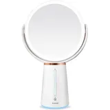 Auxmir Schminkspiegel mit Beleuchtung, LED Kosmetikspiegel 1X/ 10X