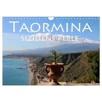 Calvendo Taormina Siziliens Perle (Wandkalender 2026 DIN A4 quer),
