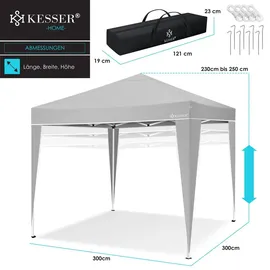 Kesser Faltpavillon 3 x 3 m weiß