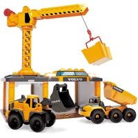 DICKIE Toys Volvo Construction Station, Baustation, Spielstation, Baustelle