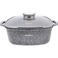 Klausberg Topf mit Marmorbeschichtung Kochtopf (26x26cm 5,5L