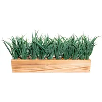 Creativ green Kunstgras »Holzkasten mit Gras«, grün