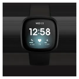 Fitbit Versa 3 schwarz/aluminium schwarz