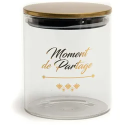 Bonbonniere Teilen 11 cm - Transparent Rund Borosilikat Amadeus 10x10 cm