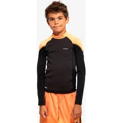 UV-Shirt Top Neo langarm Kinder Jungen schwarz/neon-orange Gr. 164 - 14 Jahre