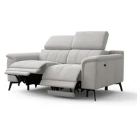 Courtois Laville Relaxsofa, Hellgrau, Textil, Rechteckig, 170x82x103 cm, Wohnzimmer, Sofas & Couches, Sofas, Heimkino Sofas