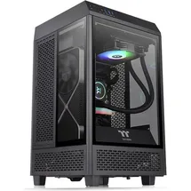 Thermaltake The Tower 100, schwarz, Glasfenster, Mini-ITX (CA-1R3-00S1WN-00)