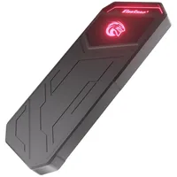 KingSpec Portable Externe SSD mit RGB-Licht - bis zu 2100MB/s SSD-Festplatte (1TB) 2,5" schwarz 1TB