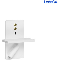 LEDS C4 LED Wandleuchte E-LAMP 2,2W, 9W 2700K weiß 452lm LEDS-05-7606-14-DO