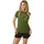 super.natural Damen Rock Flowers T-Shirt (Größe L, oliv)