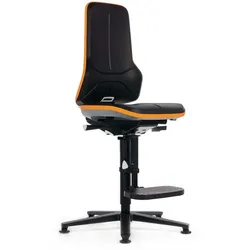 interstuhl Arbeitsdrehstuhl Neon Bodengleiter + Aufstiegshilfe - 9561-9999-3278