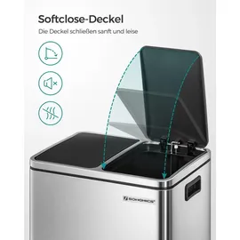 Songmics 30 l Silber