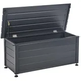 Beliani Truhe 113 x 52 x 50 cm Grau