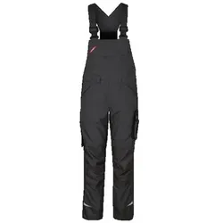 Galaxy Damen Latzhose 3815-254, Anthrazitgrau/Schwarz, Größe 46 - grau/schwarz - 46
