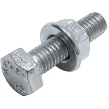 PROTEKTOR Sechskantenschraube 100x M8 x 30mm SW13 Stahl Silber