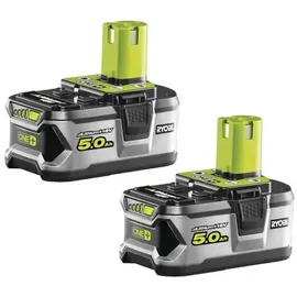 RYOBI 18 V ONE+ Akku-Set 5,0 Ah 2 Stück