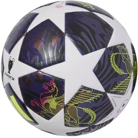 adidas UEFA Champions League Final League J350 Ball Kinder - dark Purple / White / Solar Yellow - 5