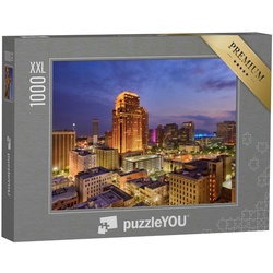 puzzleYOU Puzzle Puzzle 1000 Teile XXL „New Orleans bei Nacht, Luisiana, USA“, 1000 Puzzleteile, puzzleYOU-Kollektionen New Orleans