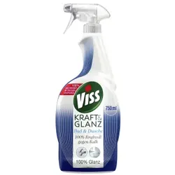 Viss Kraft&Glanz Bad&Dusche, sorgt für streifenfreien Glanz im ganzen Bad, 750 ml - Sprühflasche