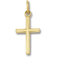 Kette mit Anhänger ONE ELEMENT "Schmuckset - Set mit Halskette Kreuz Anhänger aus 333 Gelbgold", gold, Halsketten, Damen, Gelbgold 333 Gold, Gelbgold 333, Gold