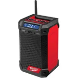 Milwaukee 2951-20 M12 Lithium-Ionen schnurloses Baustellenradio/Bluetooth-Lautsprecher mit integriertem Ladegerät (nur Werkzeug)