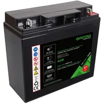 PATONA - Premium Agm Blei Akku 12v 22ah 20hr 1800 Zyklen