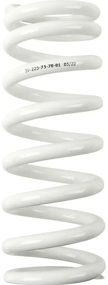 Moose Hard-parts 1312-1022 Hintere Dämpferfeder - White - One Size