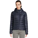 Marmot Damen Wm's Highlander Hoody, Leichte Daunenjacke, warme Winterjacke, wasserabweisende Steppjacke, winddichte Funktionsjacke, klein packbare Outdoorjacke mit Kapuze, Arctic Navy, M