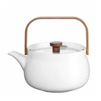 Asa Selection ASA Teekanne mit Holzgriff weiß 0,6l