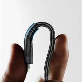 4smarts USB-C/A Multi-Ladekabel 4in2 1,2m, schwarz