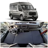 BREMER SITZBEZÜGE Camper-Bett Kinderbett Fahrerhausbett kompatibel mit Ford Transit 7 ab 2014 Wohnmobil zubehör Wohnmobilbett Camping Camper Zubehör