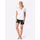 wäschepur Shorty Pyjama-Shorts Schwarz/Weiß 48/50