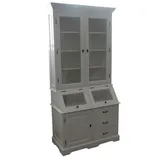 Shabby Chic Landhaus Stil Schrank Buffetschrank 90 x 50 x 210 cm Mod3 - Schrank Esszimmer