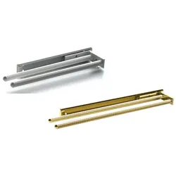 Handtuchauszug -  glanz chrom eloxiert