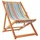 vidaXL Strandstuhl 2er Set Mehrfarbig