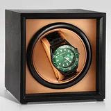 Uhrenbeweger 1 Uhr Automatik Uhrenbeweger Watch Winder luxuriöser Uhrendreher Box Automatischer Uhrenbeweger leise Uhr Bewegungsgerät Uhrenbeweger für Automatikuhr Batteriebetrieben oder USB Aufladung