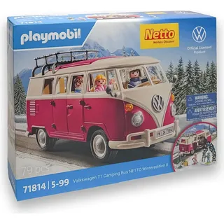 Playmobil Volkswagen T1 Camping Bus Winter Edition II 71814
