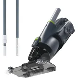 (NEU2026) BWT Akku Poolsauger ES30 | inkl. Teleskopstange | Bodensauger Pool mit USB-Ladung | 40min Laufzeit | für Pools bis 15000l | 4000mAh | inkl. Cap